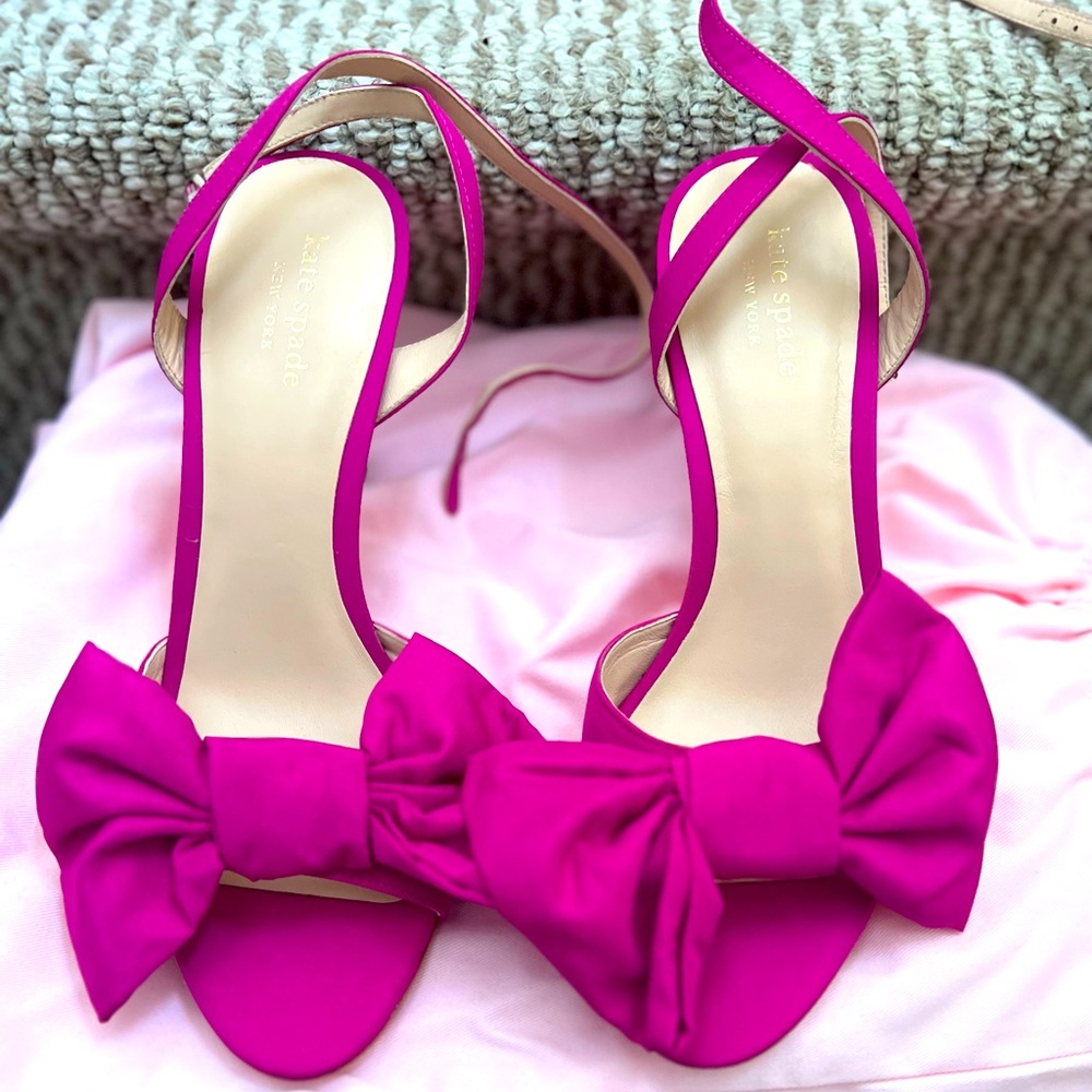 Majenta pink Kate Spade heels